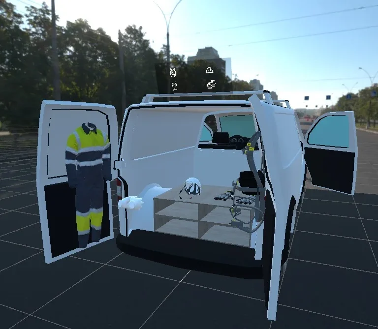 Simulador de trabajo en alturas VR